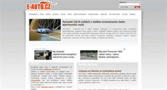 Desktop Screenshot of e-auto.cz
